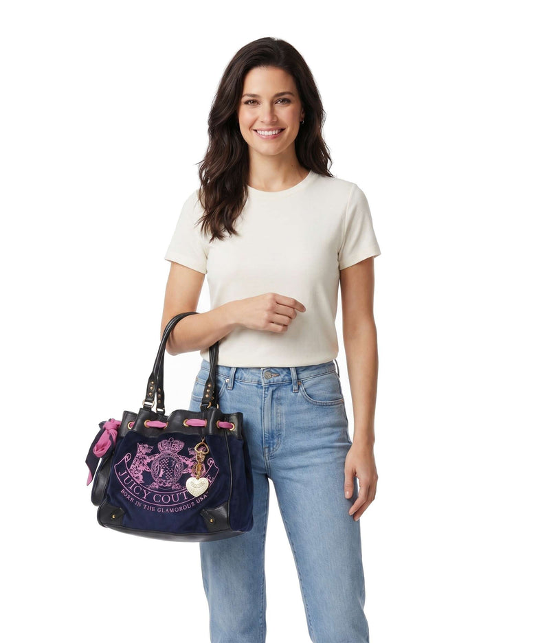 Juicy Couture Daydreamer Classic Crest L Tote bag blue depths