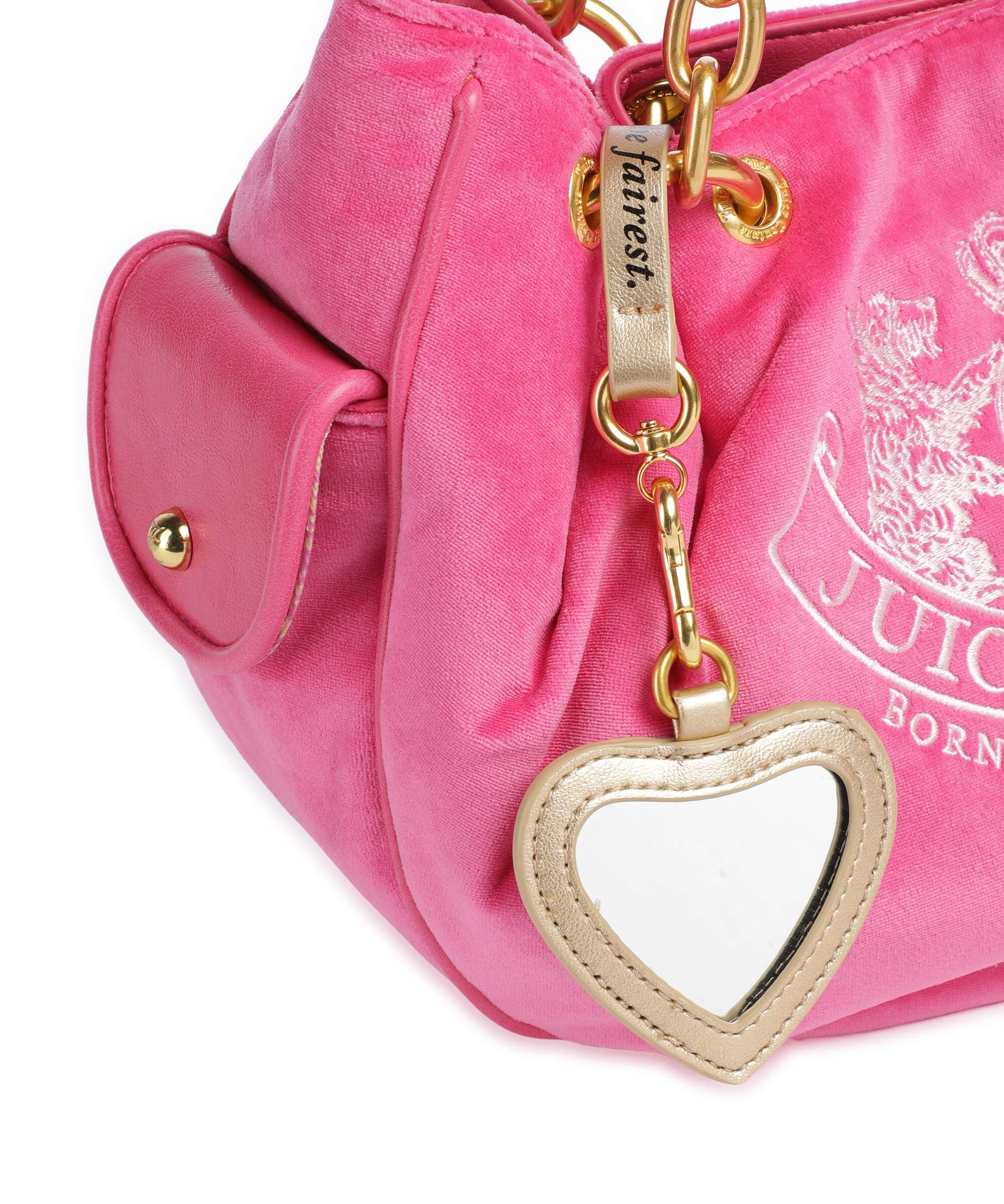 Juicy Couture Daydreamer Classic Crest M Hobo bag pink yarrow
