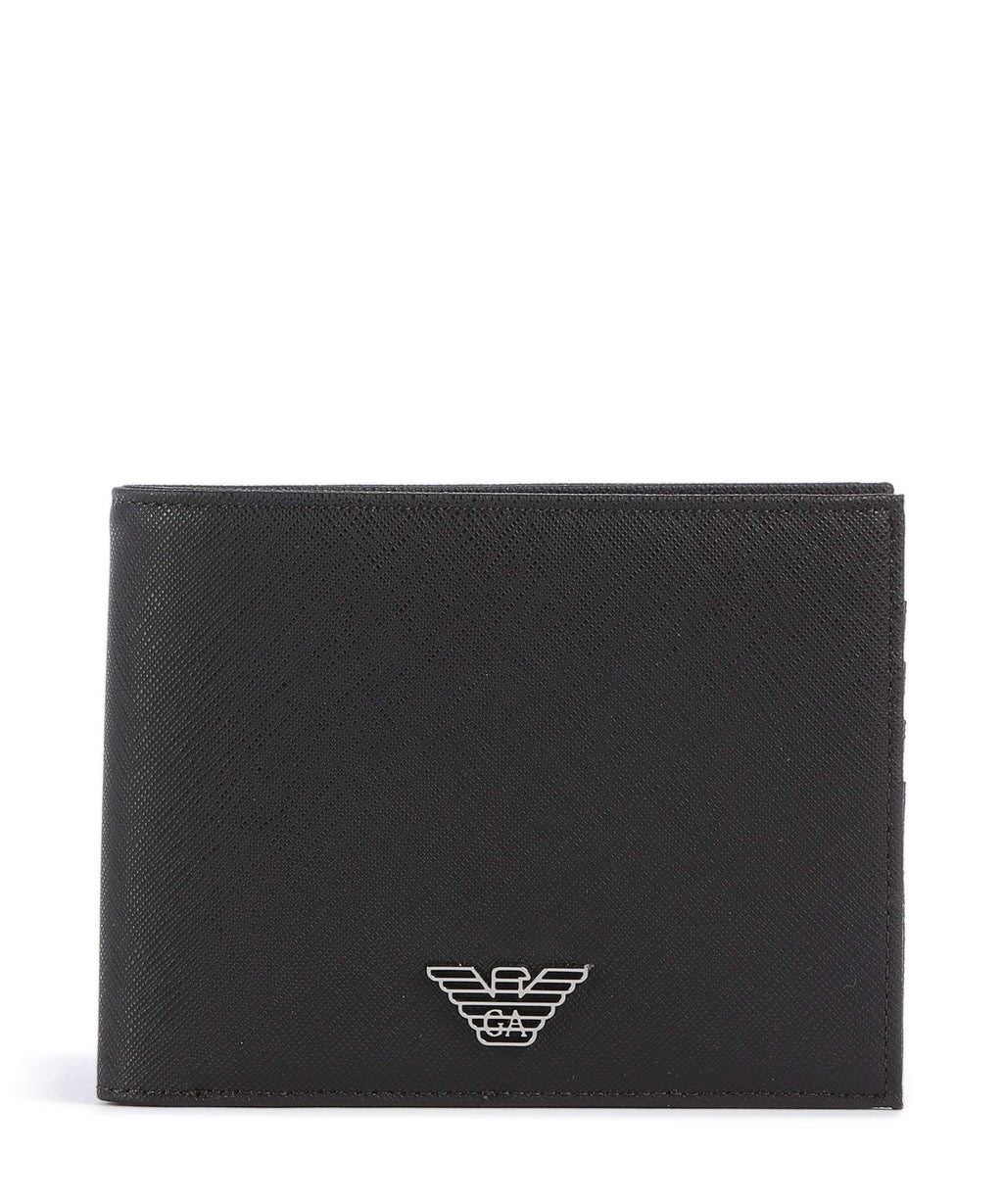Emporio Armani Saffiano Animation Wallet ebony