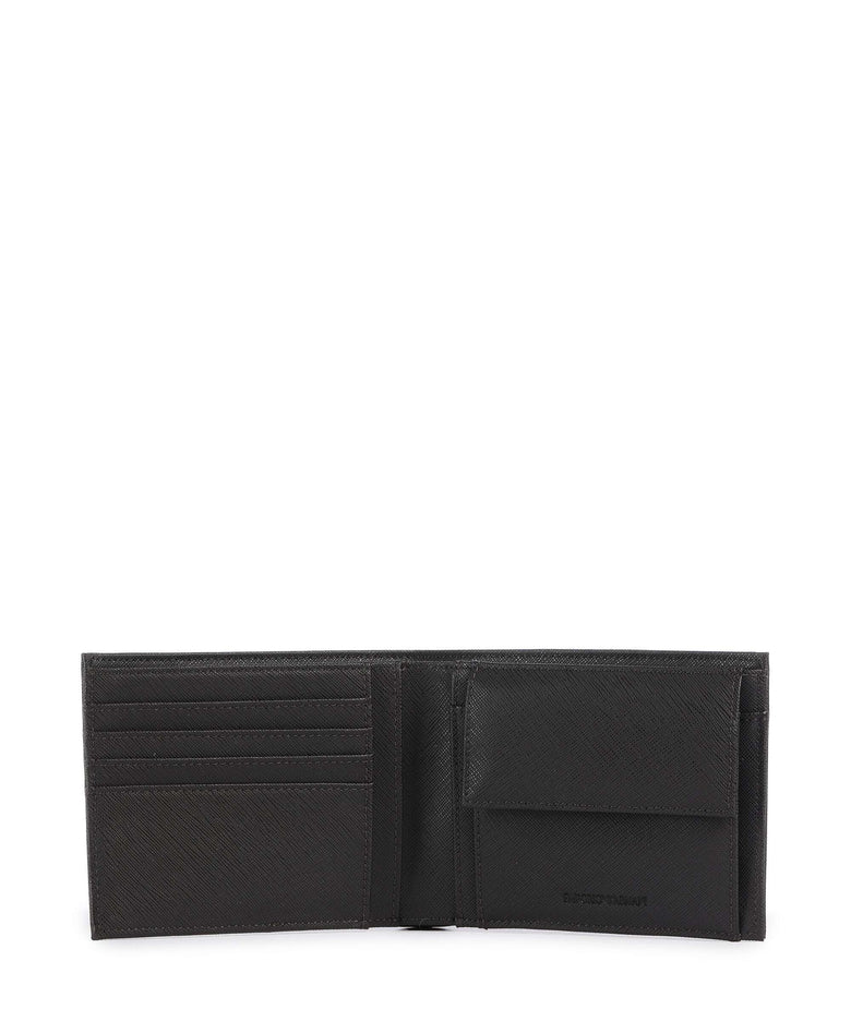Emporio Armani Saffiano Animation Wallet ebony