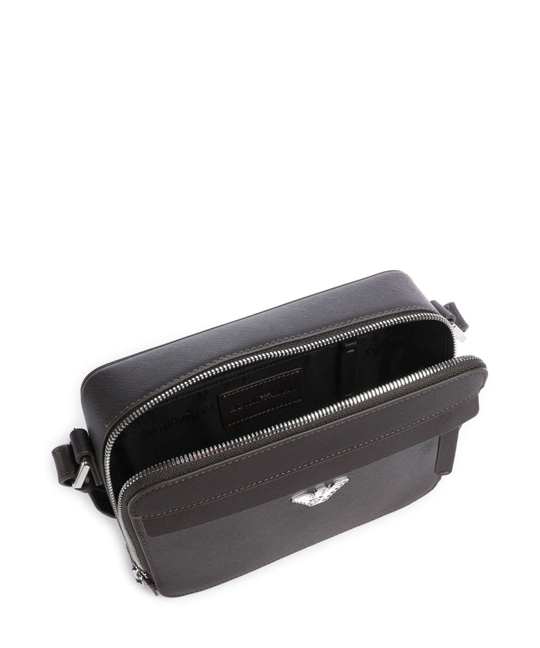 Emporio Armani Business Regenerated Crossbody bag ebony