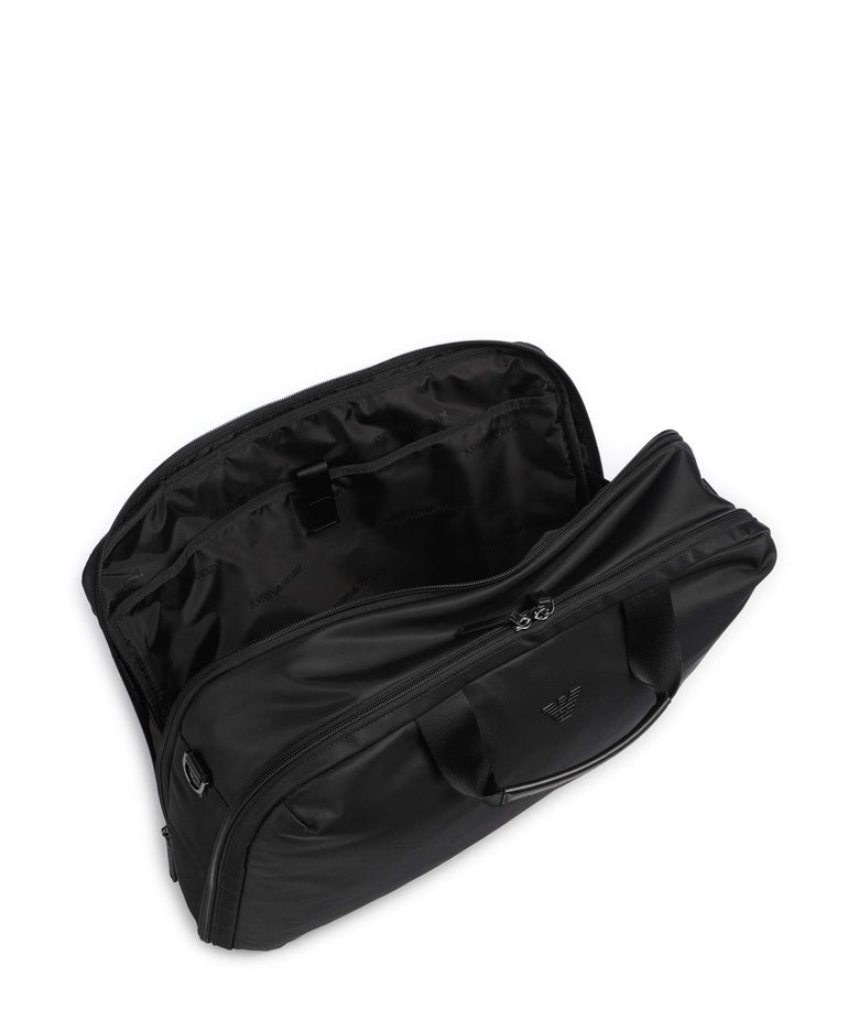 Emporio Armani Recycled Nylon Backpack bag black beauty