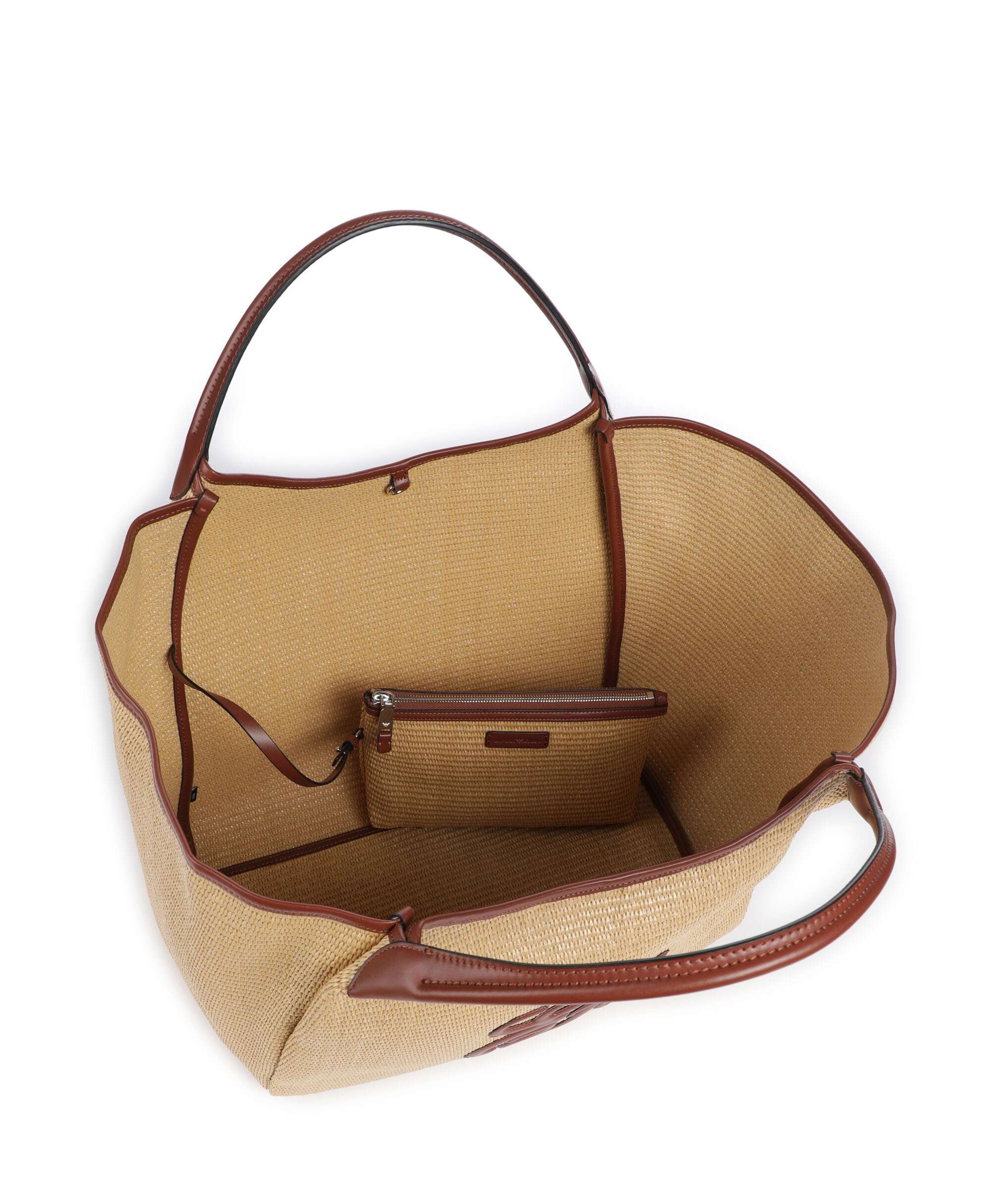 Emporio Armani Durini 24 L Tote bag naturale/siena
