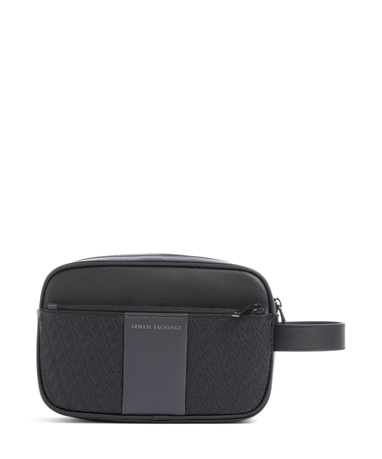 Armani Exchange William Toiletry bag black/forged iron