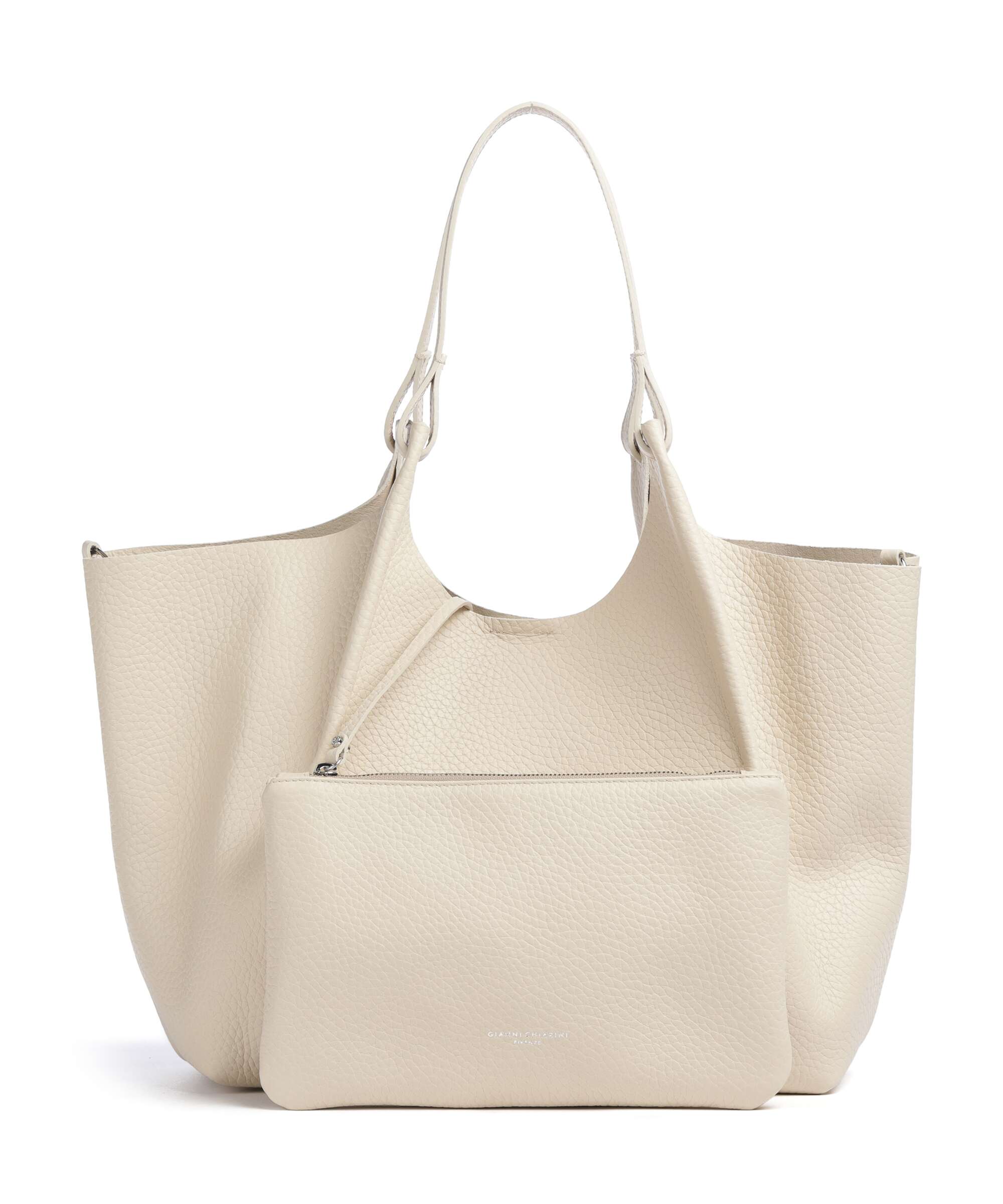 Gianni Chiarini Dua L Tote bag alabaster
