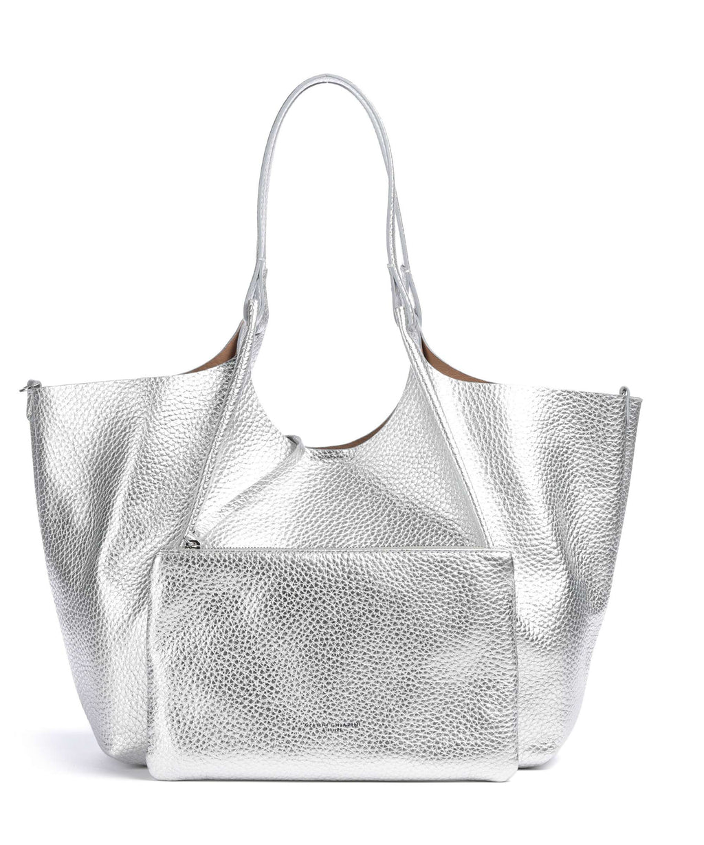 Gianni Chiarini Dua L Tote bag silver clay