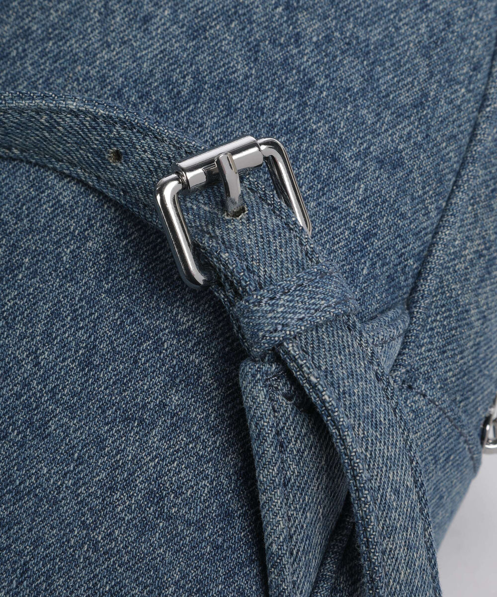 Love Moschino Denim Backpack blu