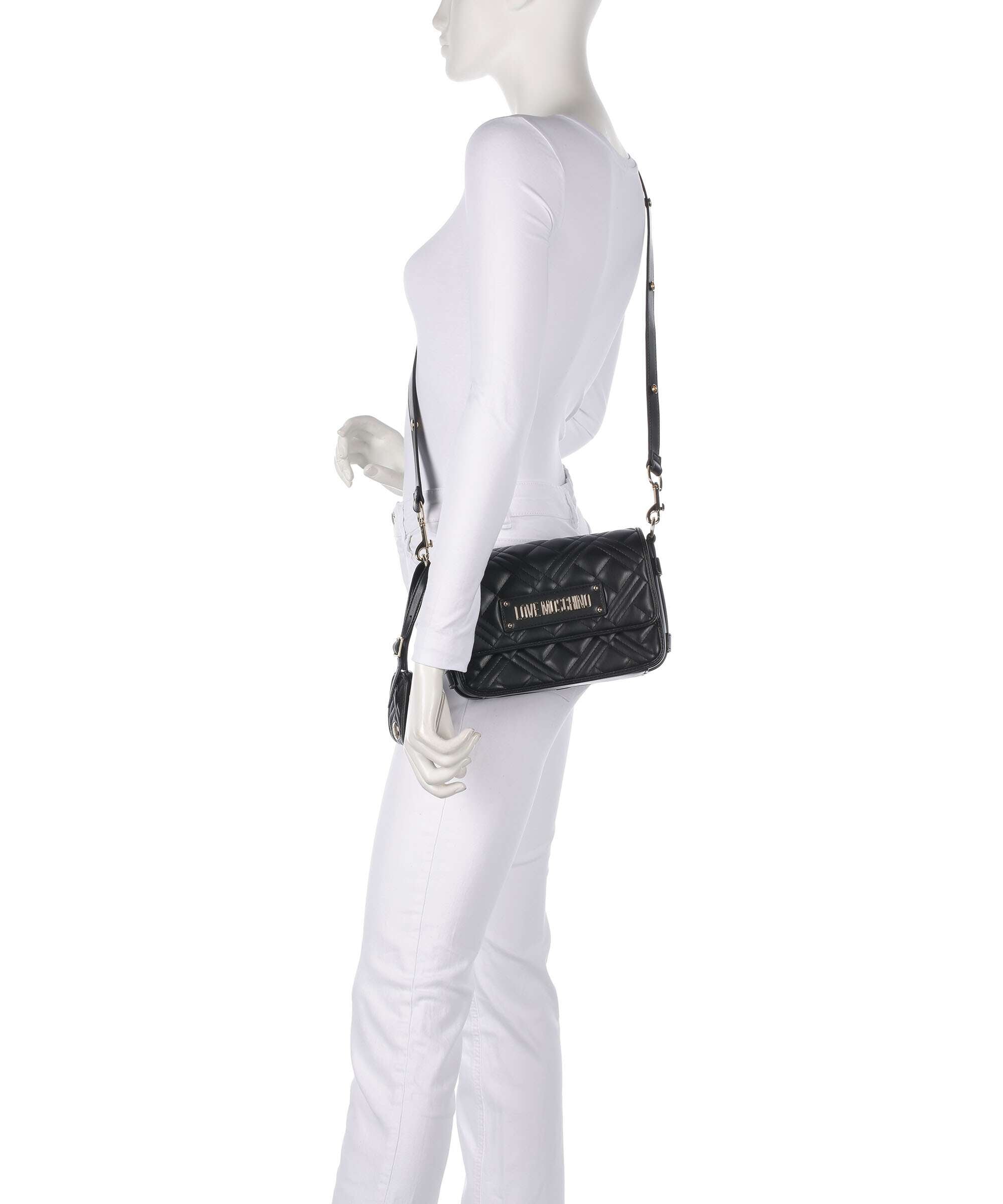 Love Moschino Quilted Crossbody bag nero