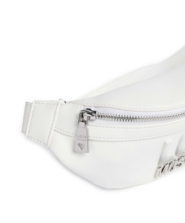 Love Moschino Prism Belt bag bianco