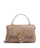 Pinko Love Lady Puff Classic Sac à main biscotto zenzero/antique gold