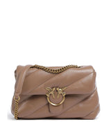 Pinko Love Puff Classic Sac porté épaule biscotto zenzero/antique gold