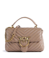 Pinko Love Lady Puff Mini Sac à main biscotto zenzero/antique gold