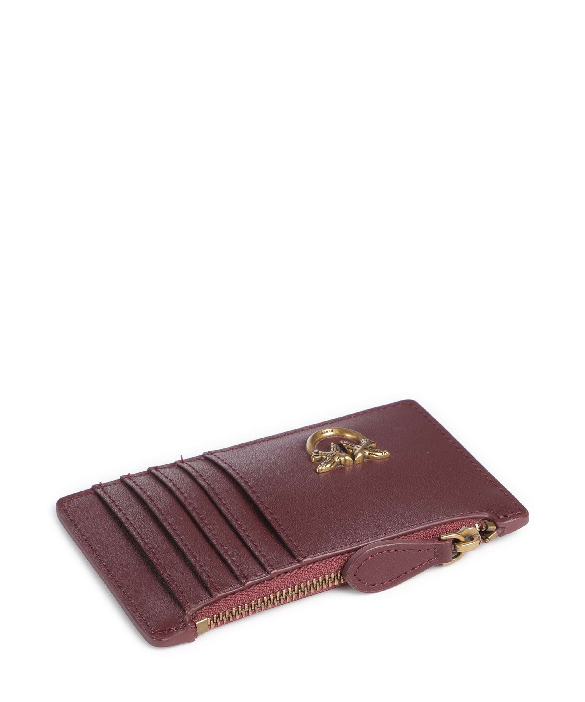 Pinko Airone Credit card holder ribes intenso/antique gold