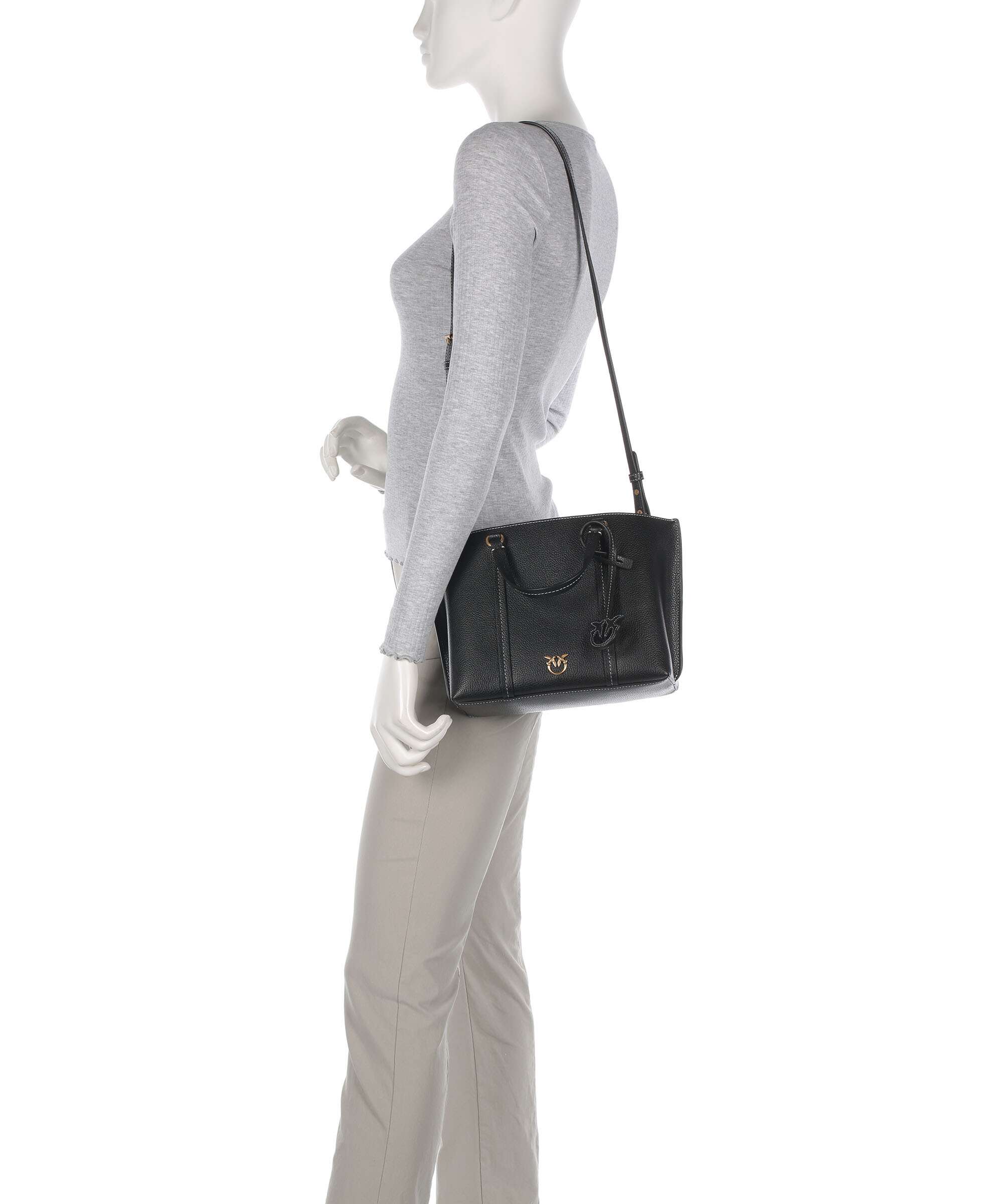 Pinko Carrie Classic Handbag nero/antique gold