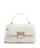 Pinko Love Lady Puff Classic Sac à main bianco seta/antique gold