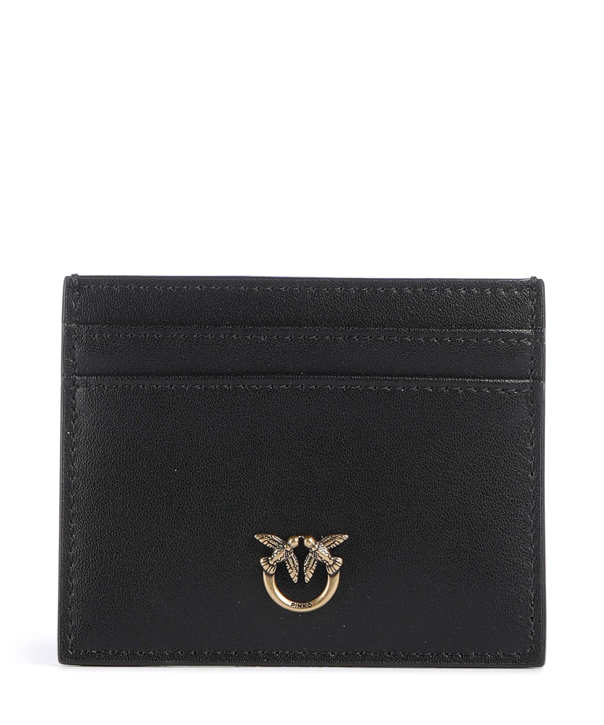 Pinko Credit card holder nero/antique gold