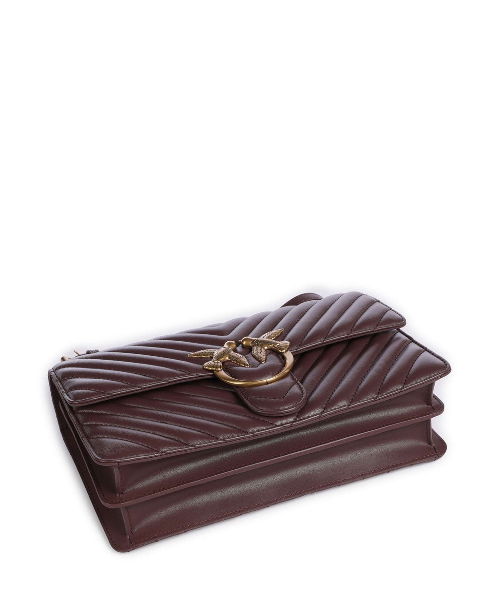 Pinko Love One Classic Shoulder bag cioccolato amaro/antique gold