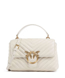 Pinko Love Lady Puff Mini Sac à main bianco seta/antique gold