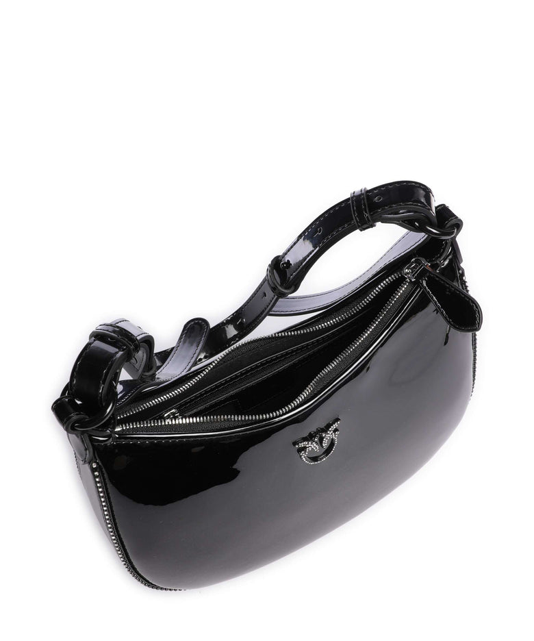 Pinko Half Moon Mini Shoulder bag nero limousine