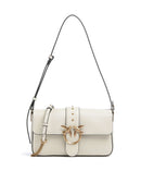 Pinko Love One Classic Slouchy Sac porté épaule bianco seta/antique gold