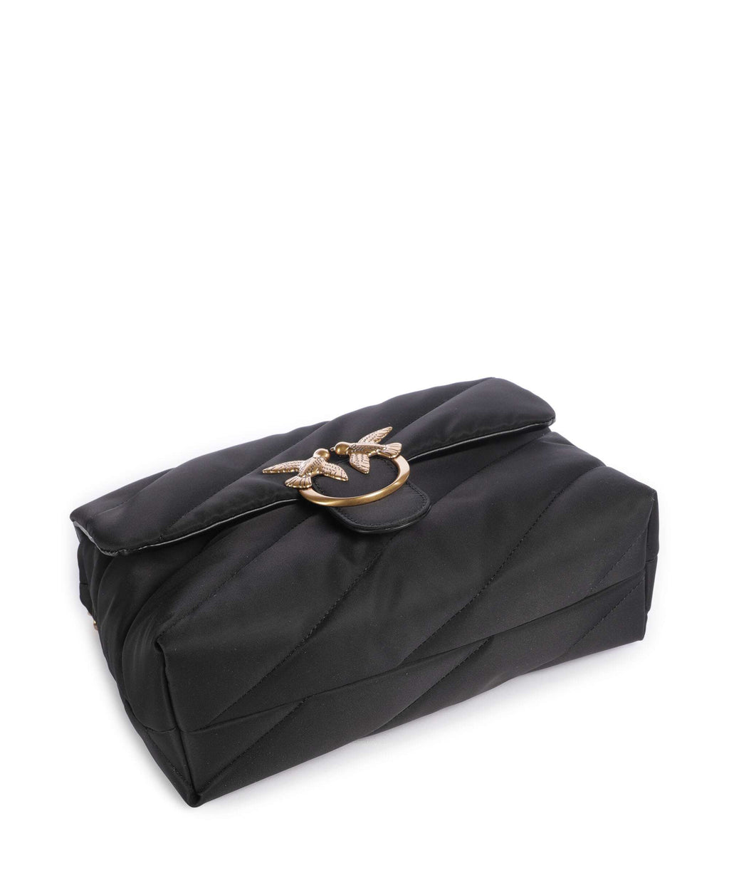 Pinko Love Puff Classic Shoulder bag nero/antique gold