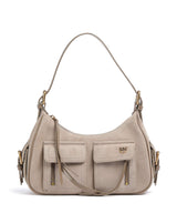 Pinko Cargo Classic Sac porté épaule beige/grigio fumo/antique gold