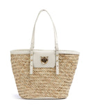 Pinko Love Summer Cabas bianco seta/antique gold