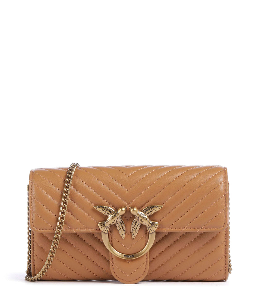 Pinko Love One Wallet torrone/antique gold