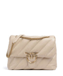 Pinko Love Puff Big Sac porté épaule beige/grigio fumo/antique gold