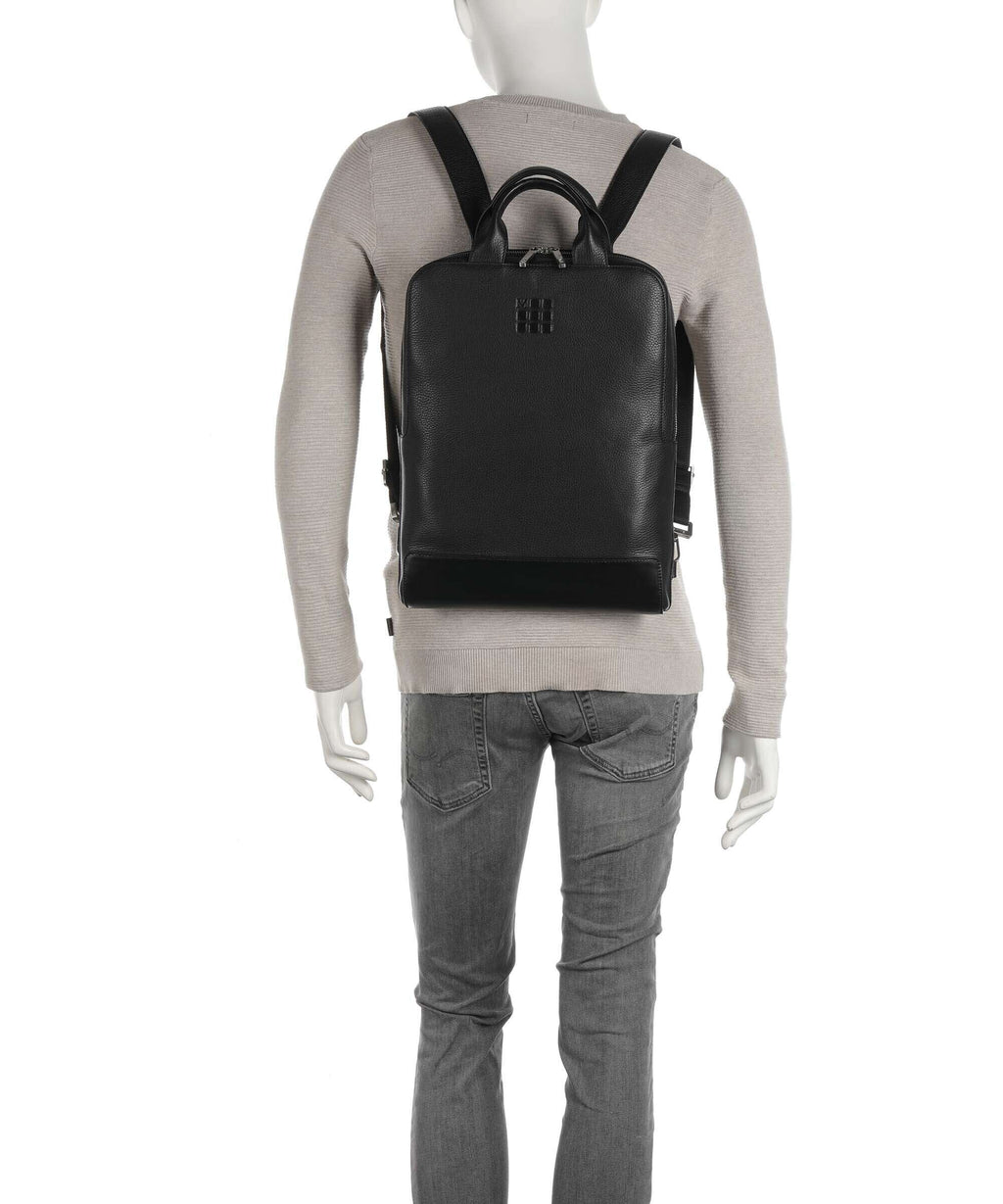 Moleskine Classic Leather Collection Backpack schwarz