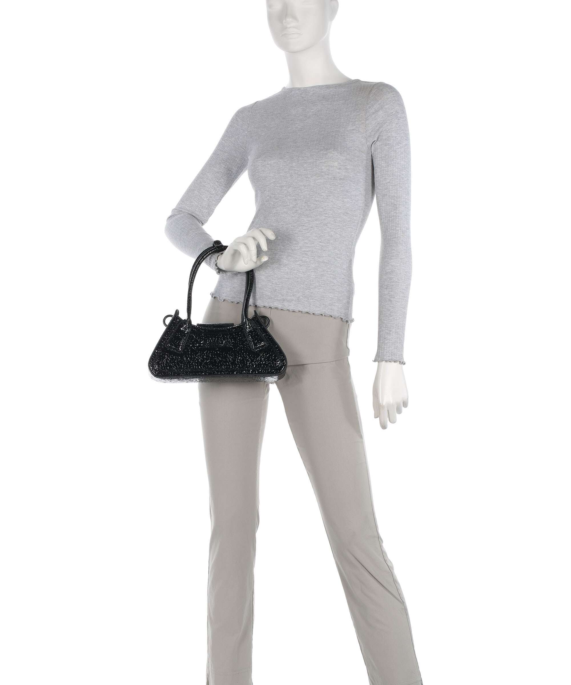 Replay Shoulder bag shiny black