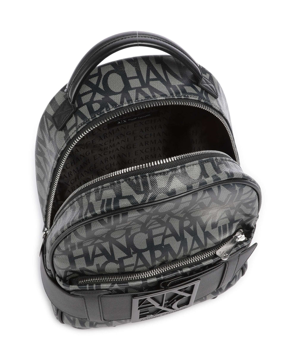 Armani Exchange Susy Backpack beige/navy stripes