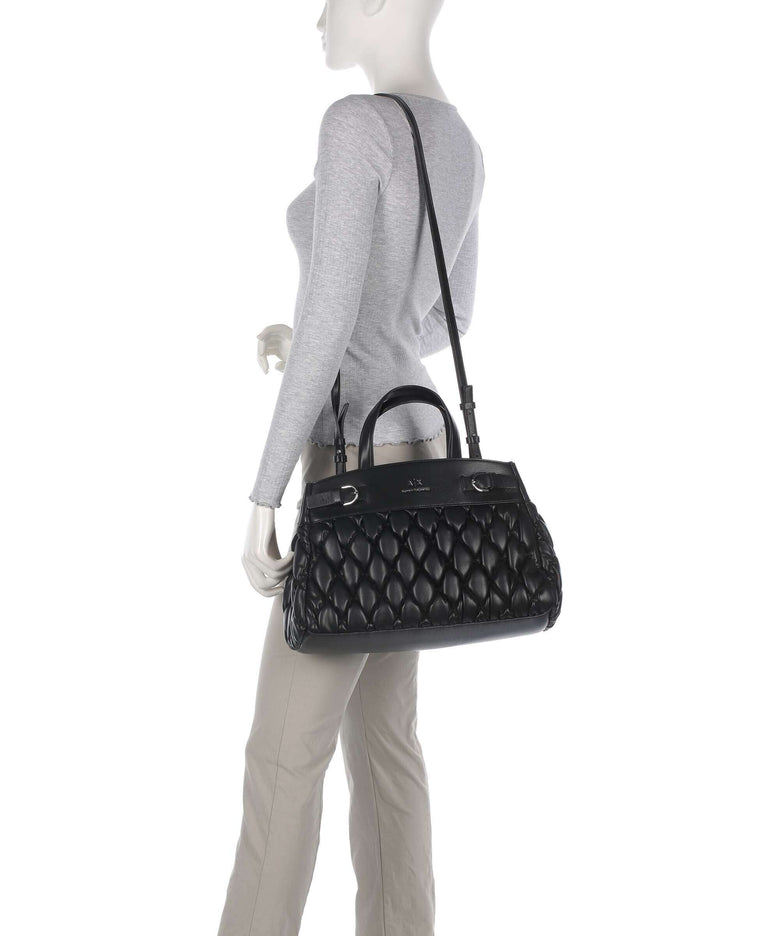 Armani Exchange Milano 91 L Handbag black