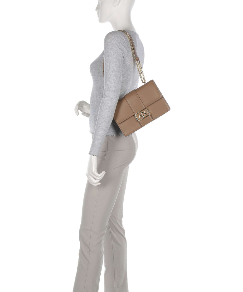 Armani Exchange Jodie M Shoulder bag dark pisco