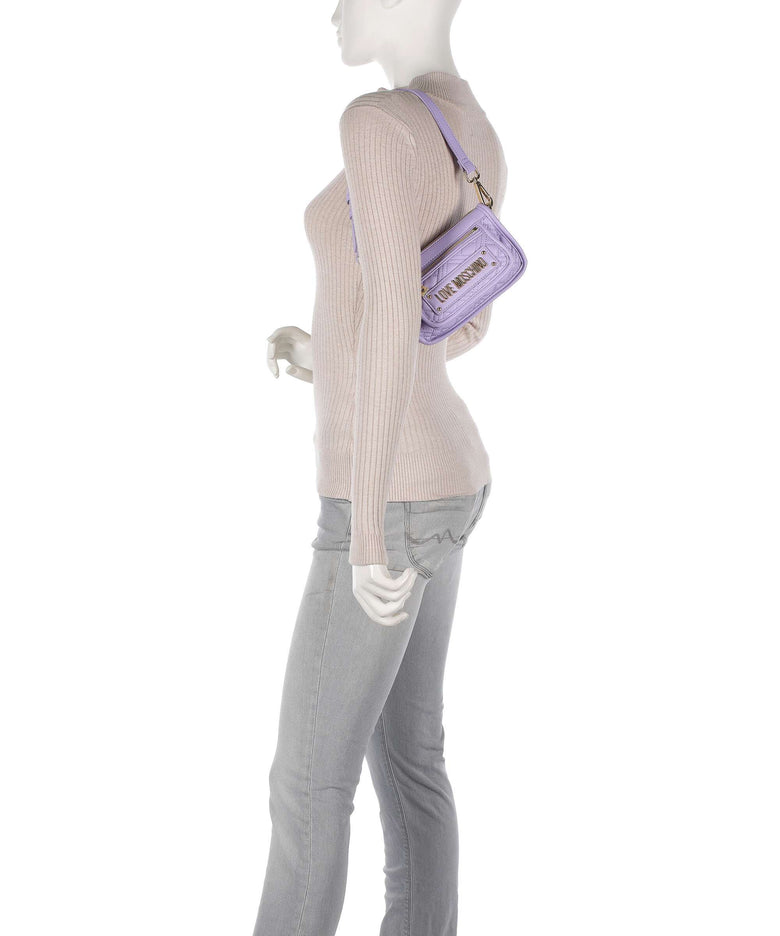 Love Moschino Quilted Shoulder bag lilla