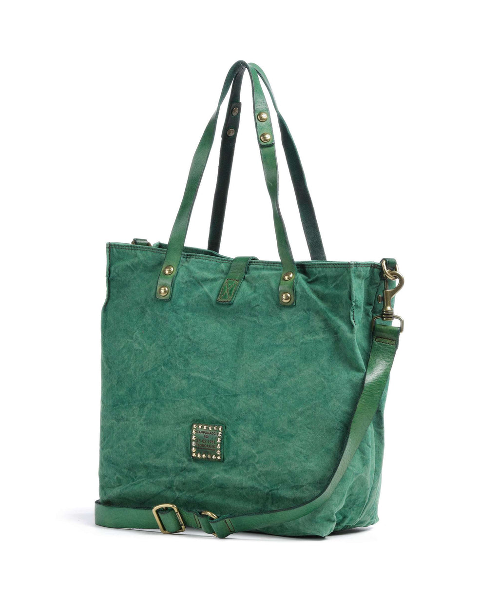 Campomaggi Tote bag beige/prato/nera