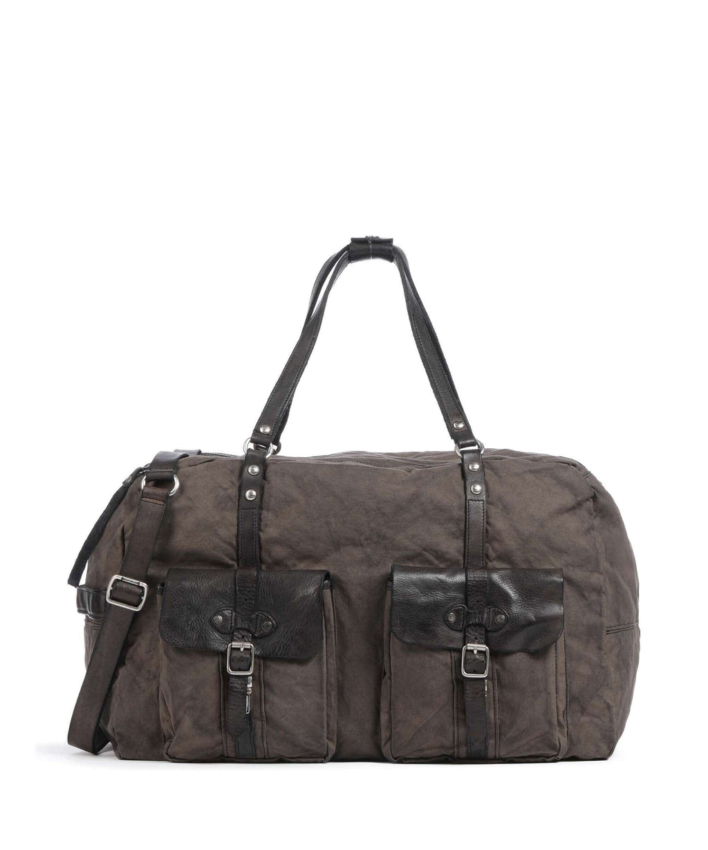 Campomaggi Weekend bag verde militare/grigio