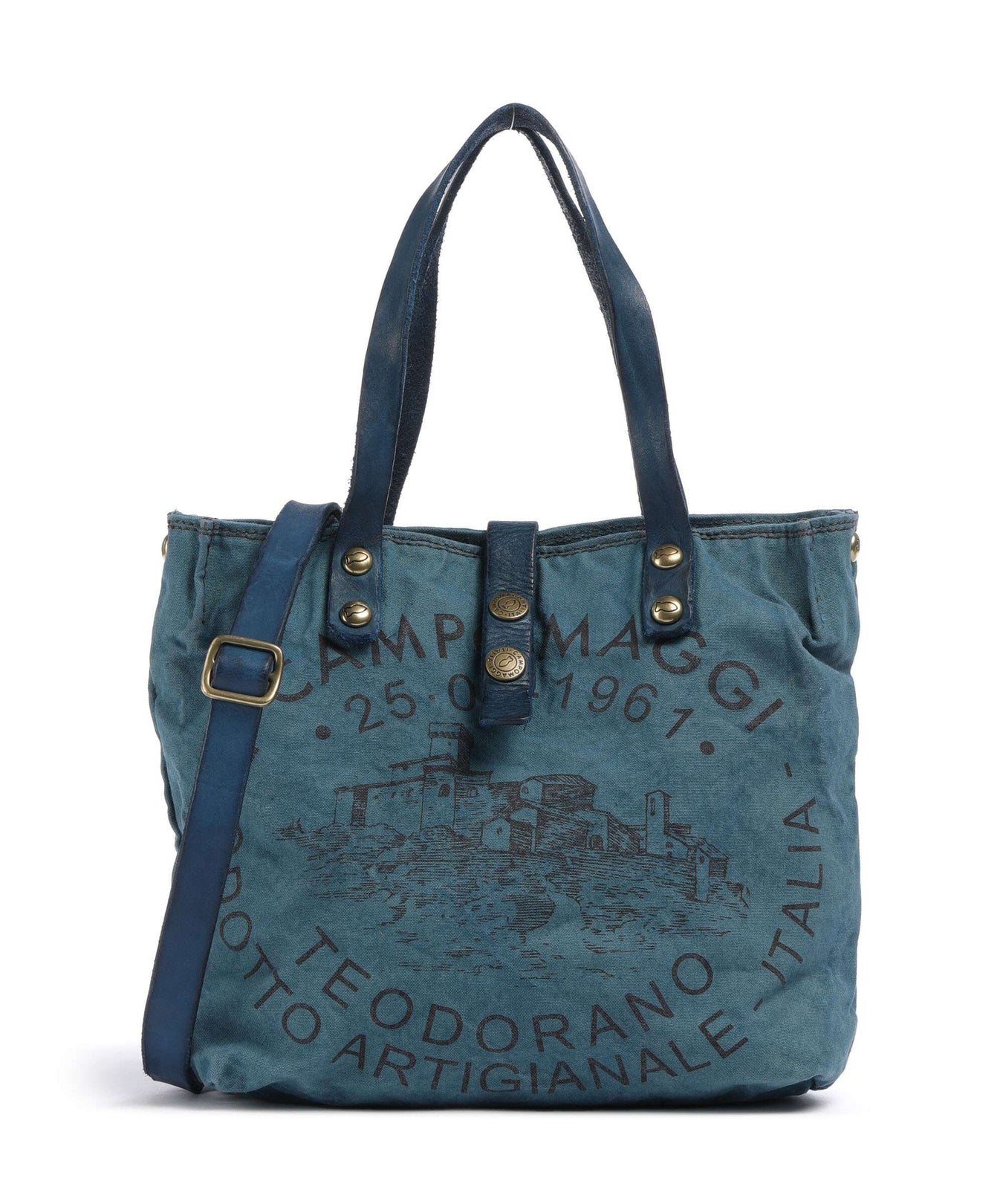 Campomaggi Handbag beige/zaffiro/moro