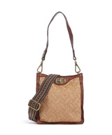 Campomaggi Sac porté épaule naturale/congac