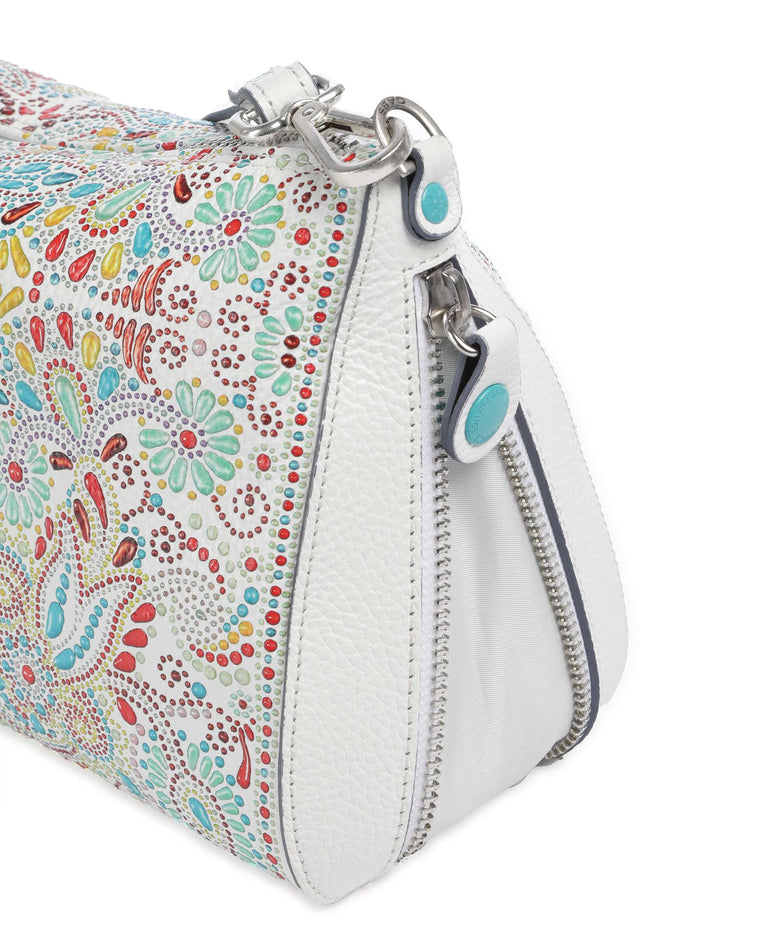 Gabs Phoenix Maioliche Pepita Shoulder bag white