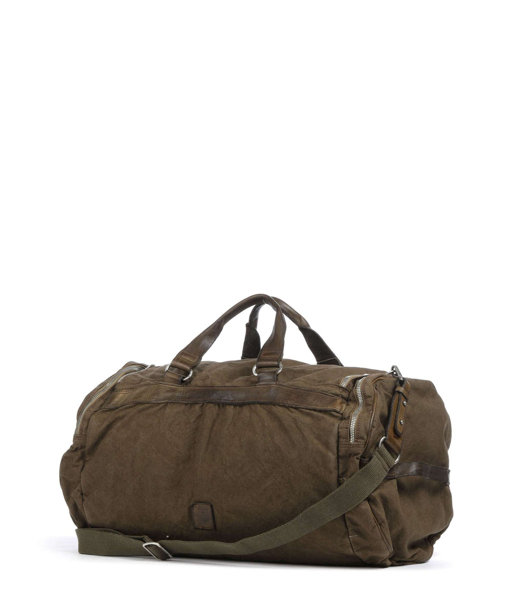 Campomaggi Weekend bag verde militare/nera