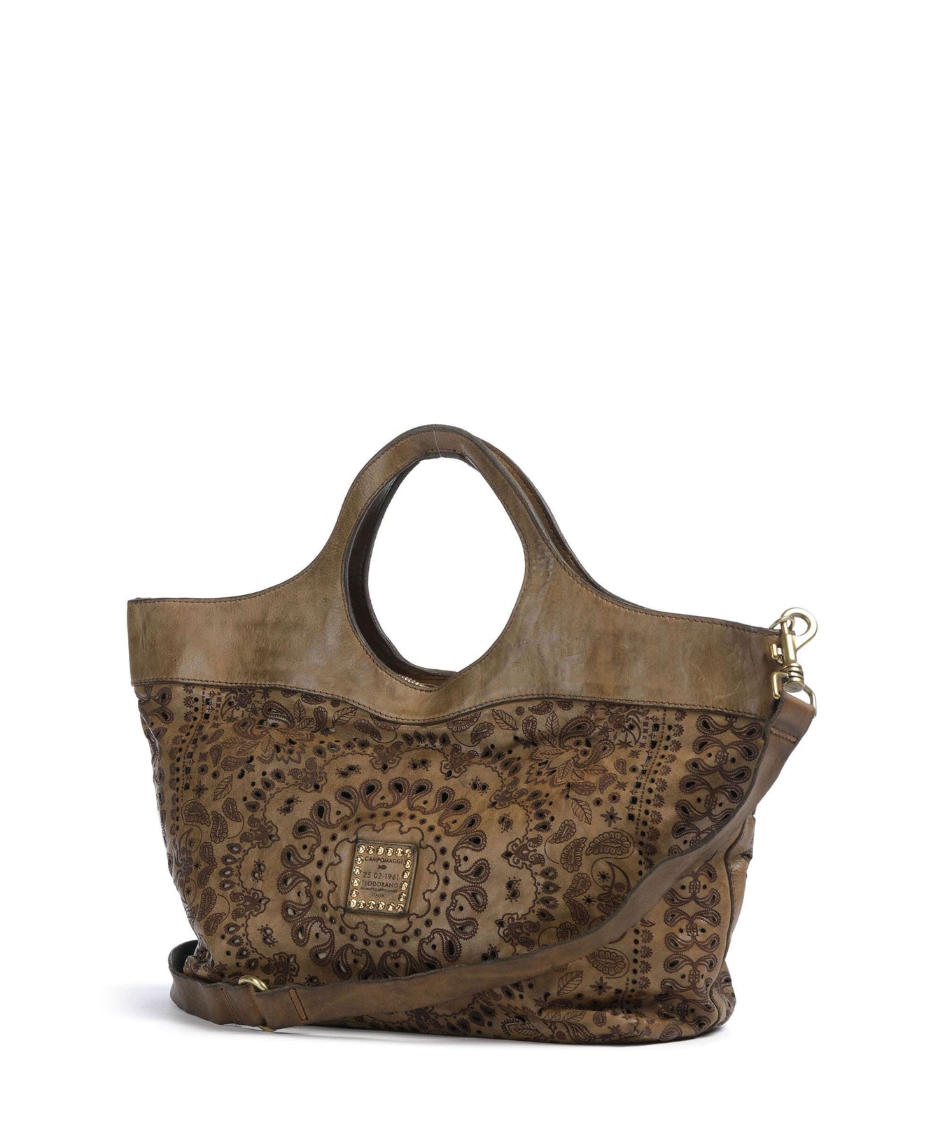 Campomaggi Tote bag verde militare