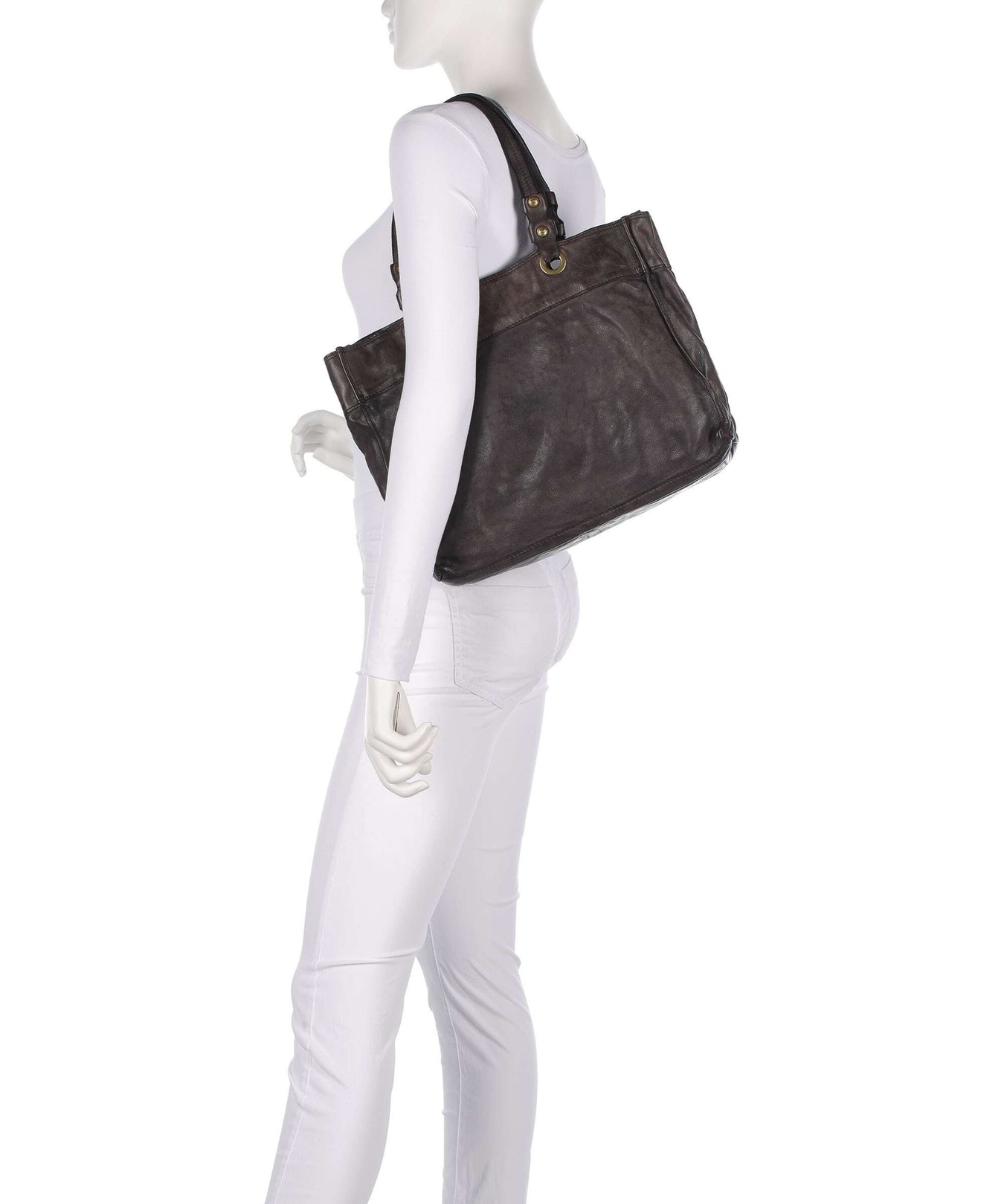 Campomaggi Tote bag grigio