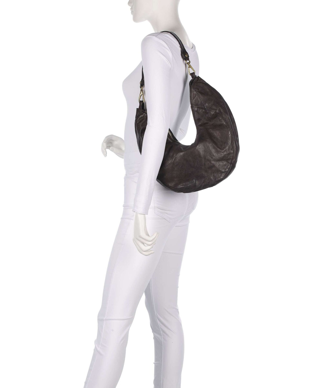 Campomaggi Hobo bag grigio