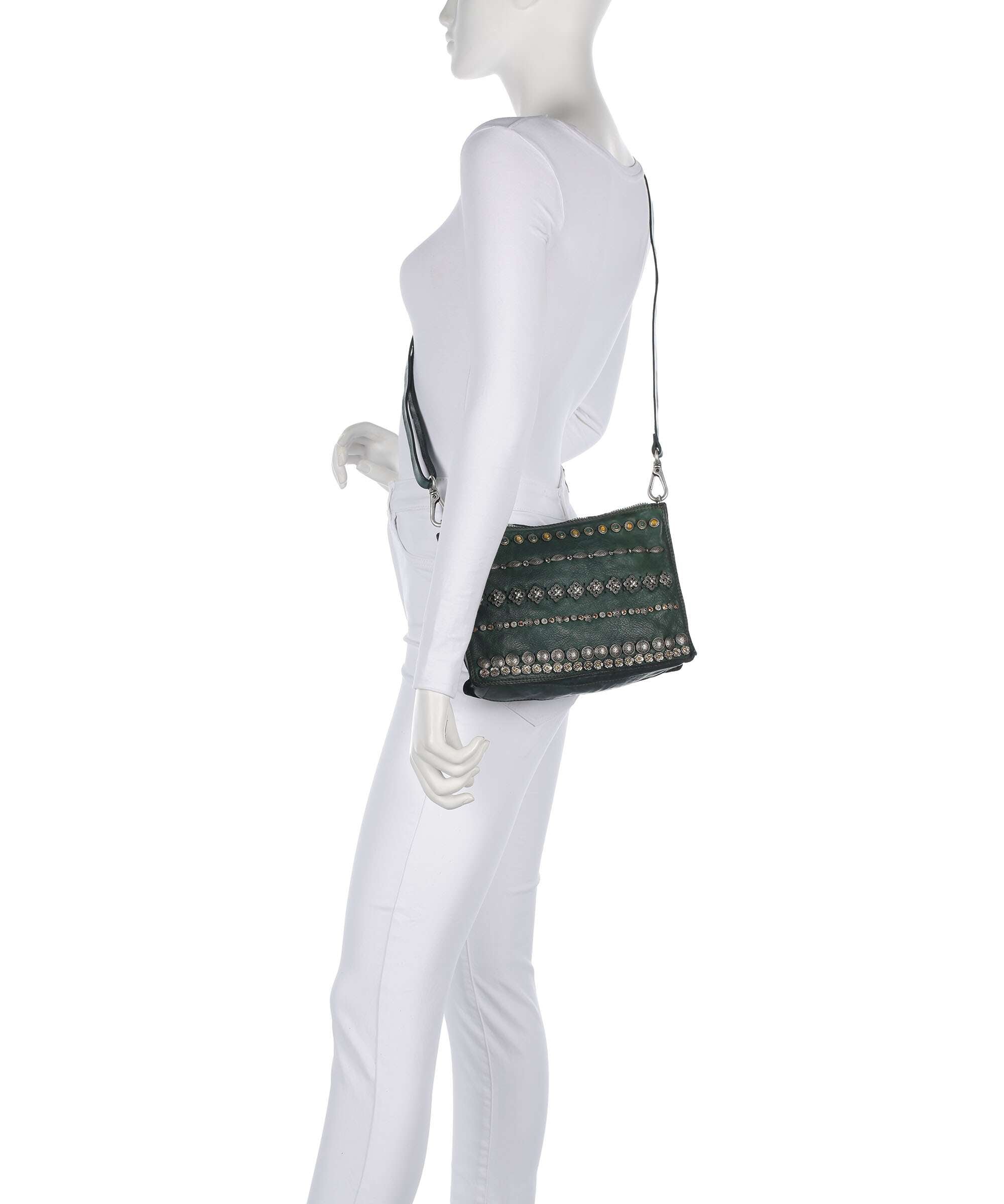 Campomaggi Shoulder bag green bottle