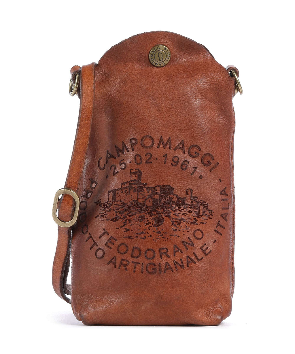 Campomaggi Phone bag cognac