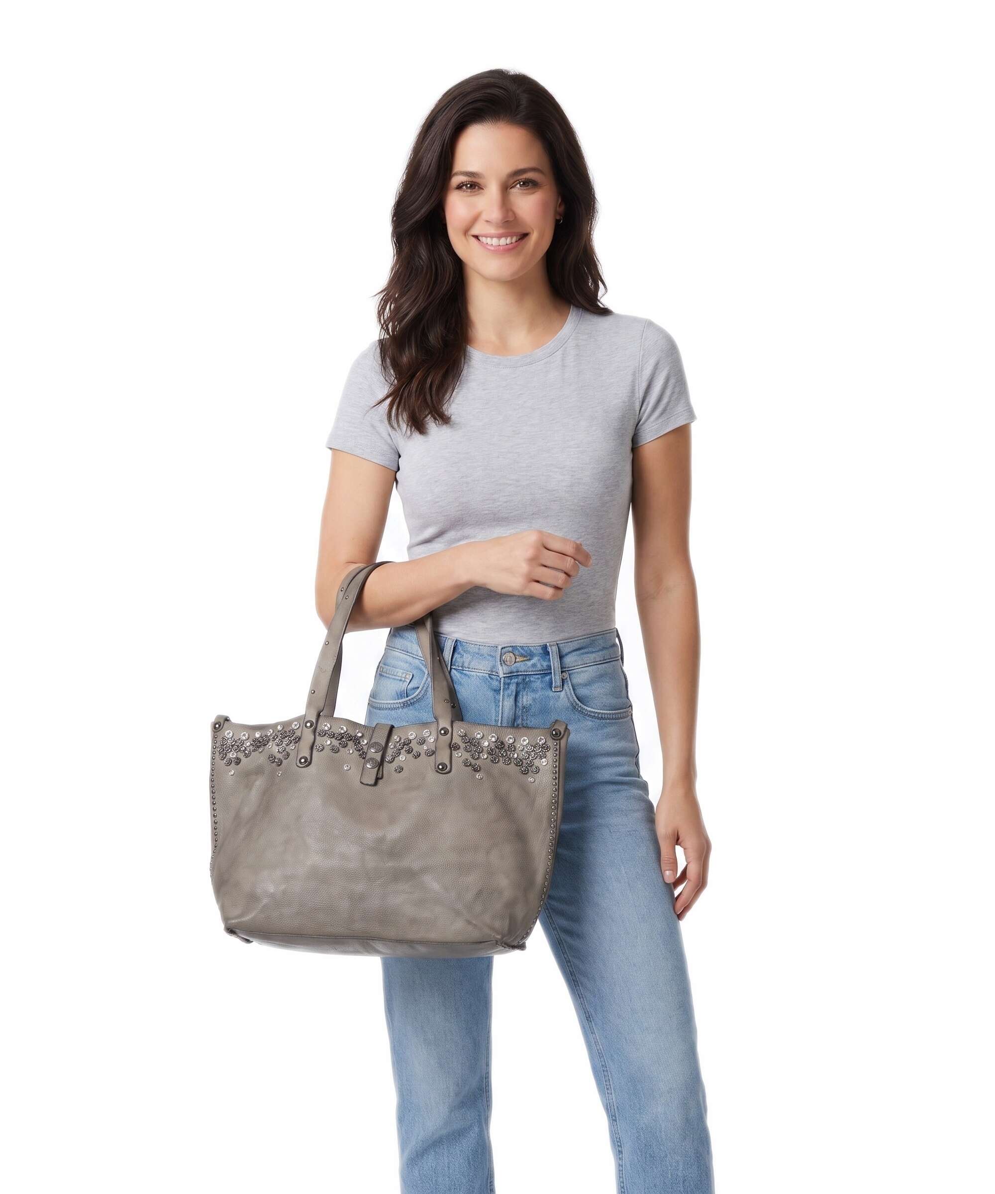 Campomaggi Tote bag cement