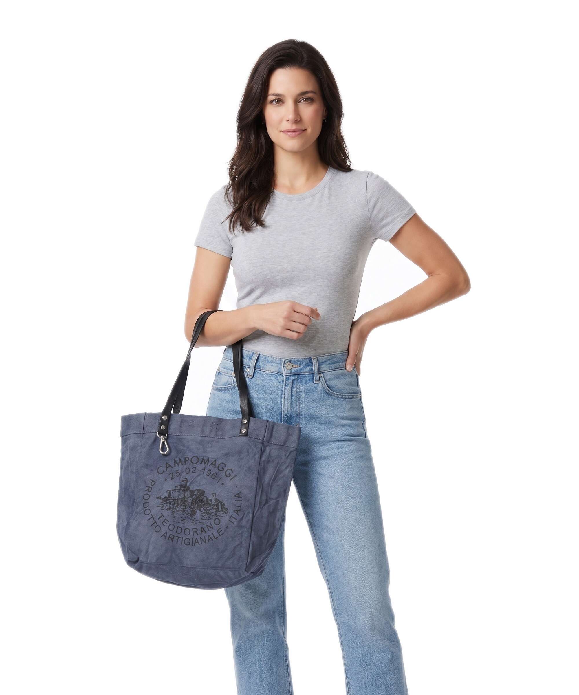 Campomaggi Tote bag blue