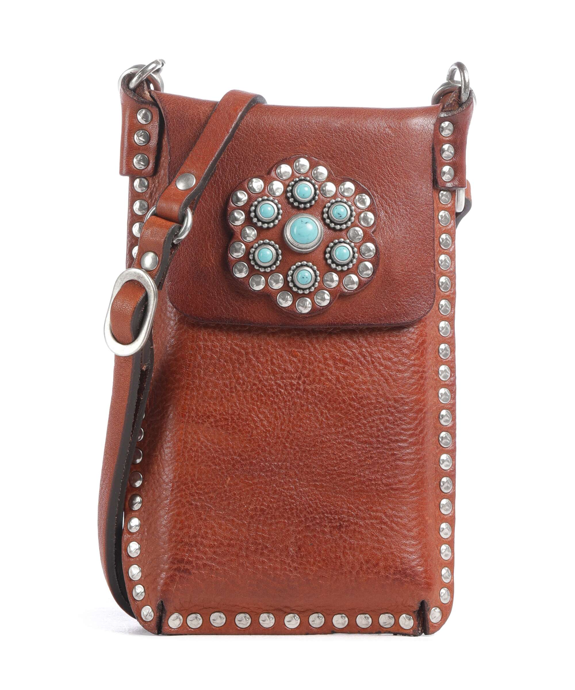 Campomaggi Phone bag cognac