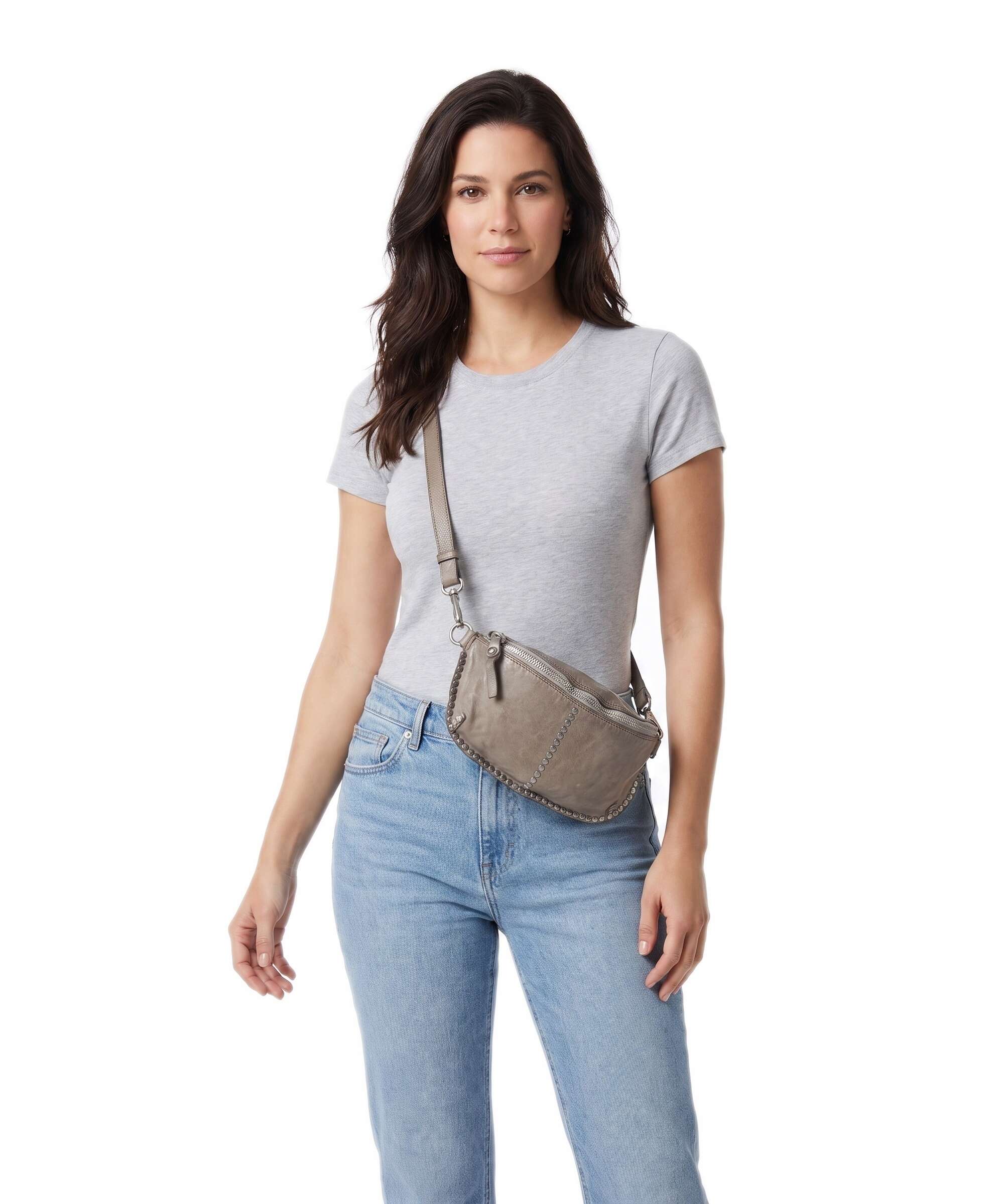 Campomaggi Belt bag cement
